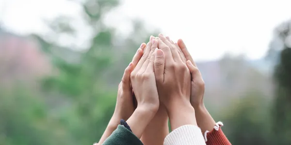 Mission group of hands